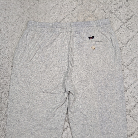 Faherty Sweatpants Mens XL White Gray Heathered High Standard Fleece Casual - Picture 9 of 9